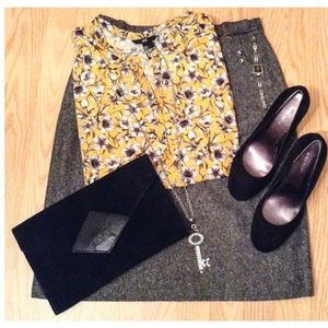 Moda International Tweed Skirt